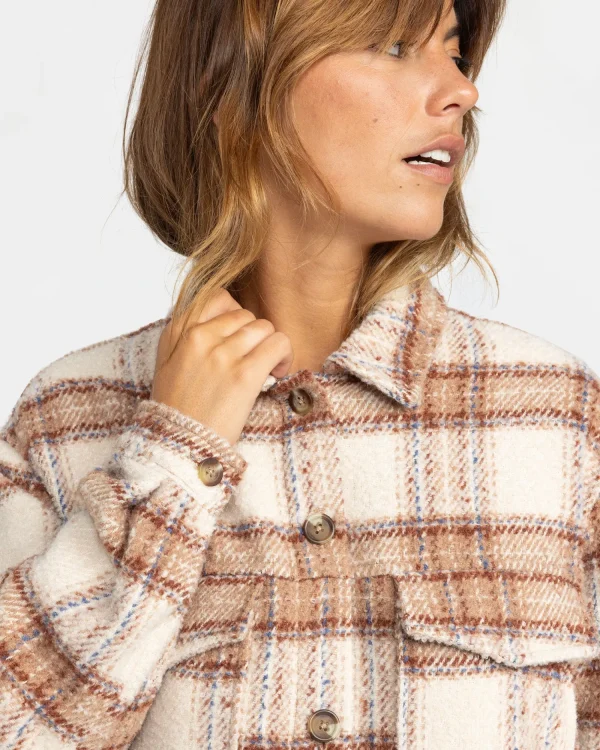 Roxy Check The Swell IIII Shacket | Tops | Jackets