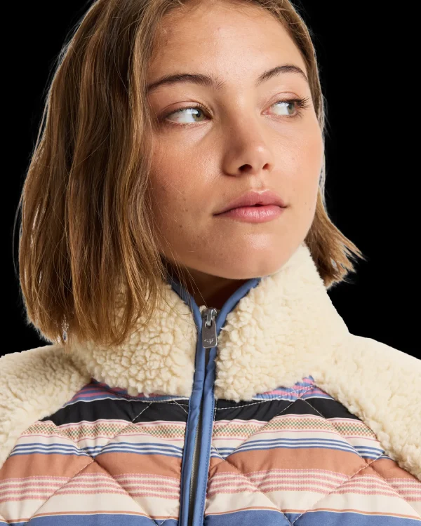 Roxy Clear Sky Full Zip Polar Jacket | Fleece & Hoodies