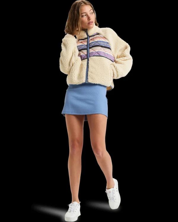 Roxy Clear Sky Full Zip Polar Jacket | Fleece & Hoodies