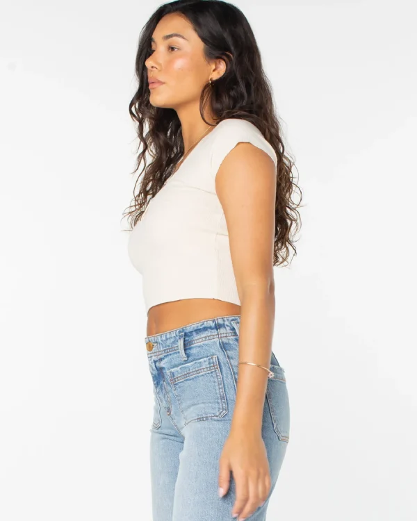 Roxy Coffee Date Top | Tops