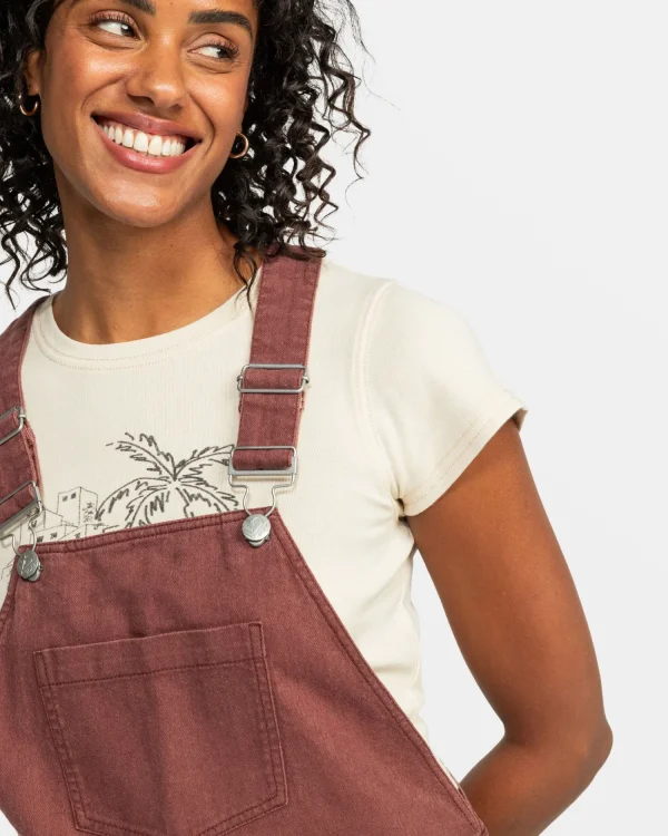 Roxy Crystal Coast Short Overall | Jumpsuits & Rompers