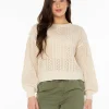 Roxy Day Break Open Knit Sweater | Sweaters