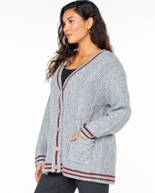 Roxy Game Day Long Button Up Cardigan | Sweaters