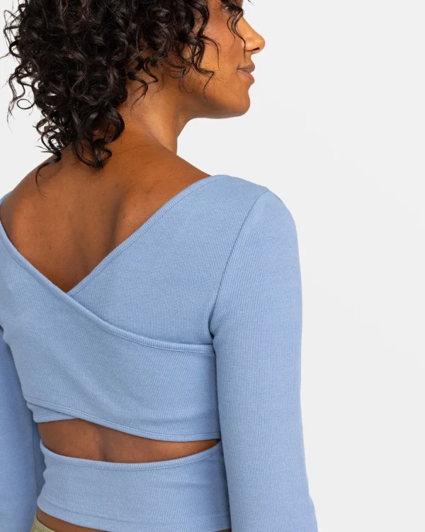 Roxy Good Keepsake Long Sleeve Cropped Top | Tops