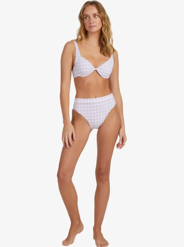 Roxy Heart The Check Moderate Coverage Bikini Bottom | Bikinis