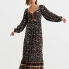 Roxy Holidaze Tie Front Maxi Dress | Dresses