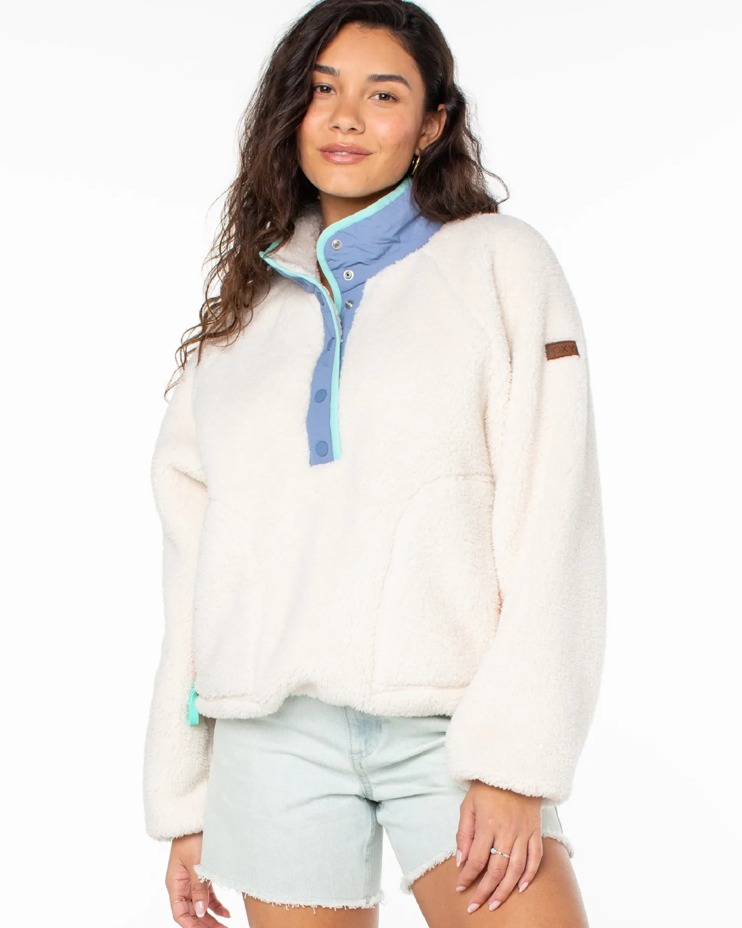 kipsie_solid_fleece_sweat_0.webp Roxy Kipsie Solid Fleece Sweater | Fleece & Hoodies