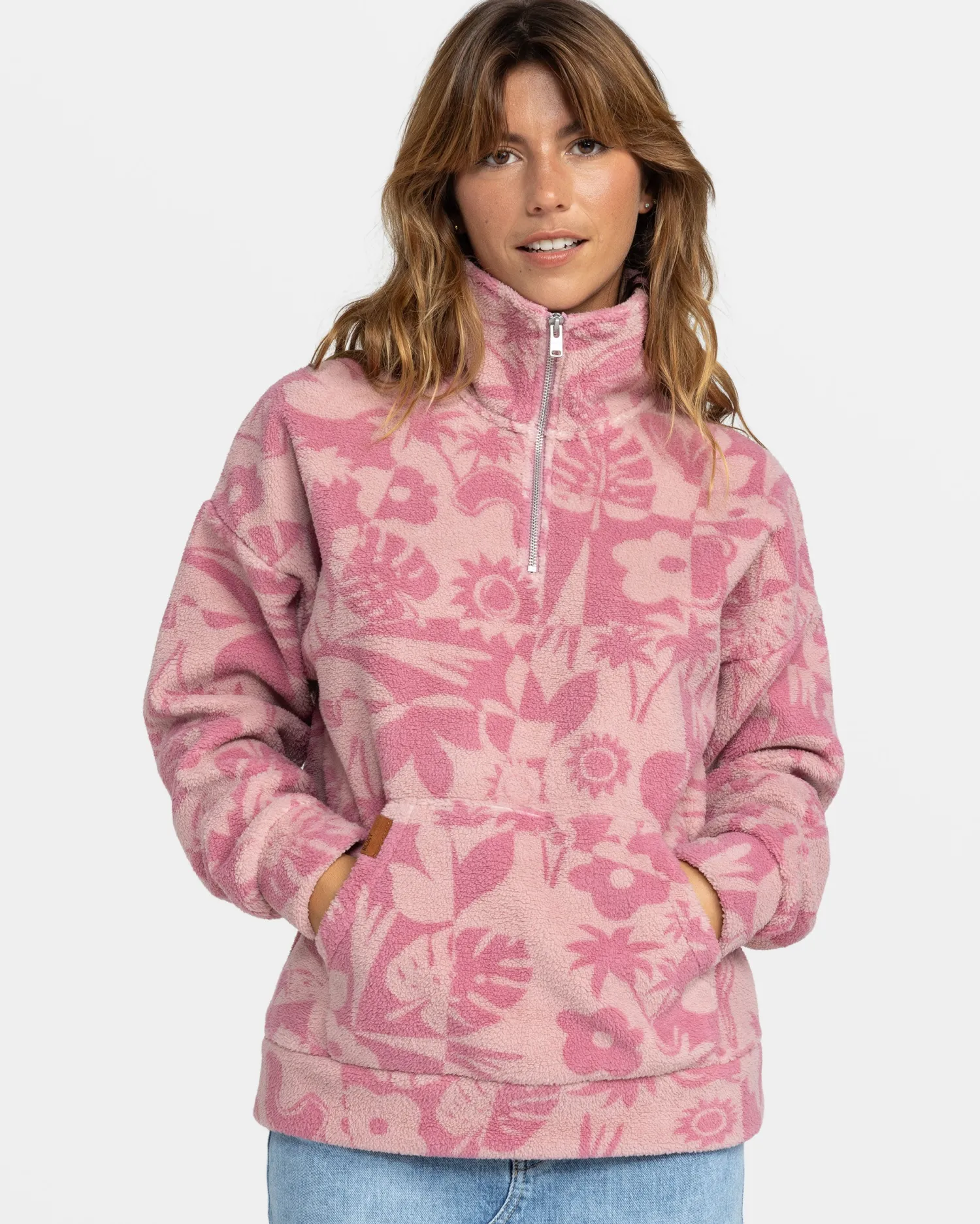 live_out_loud_half_zip_po_0.webp Roxy Live Out Loud Half Zip Polar Pullover | Fleece & Hoodies