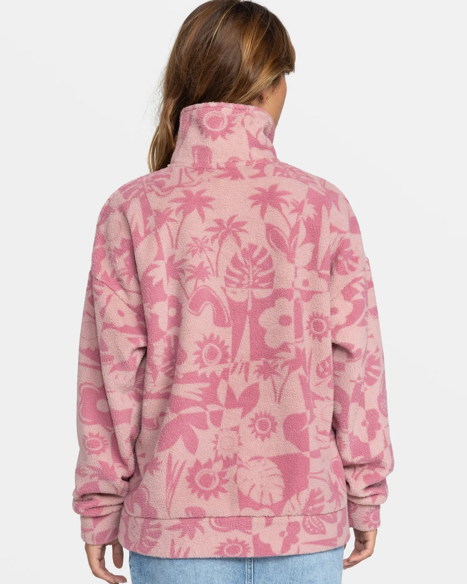 live_out_loud_half_zip_po_1.webp Roxy Live Out Loud Half Zip Polar Pullover | Fleece & Hoodies