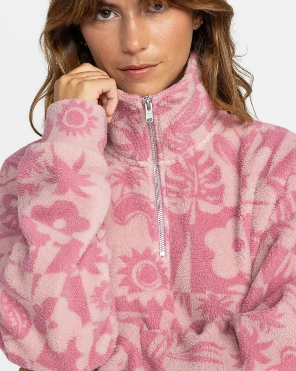 Roxy Live Out Loud Half Zip Polar Pullover | Fleece & Hoodies