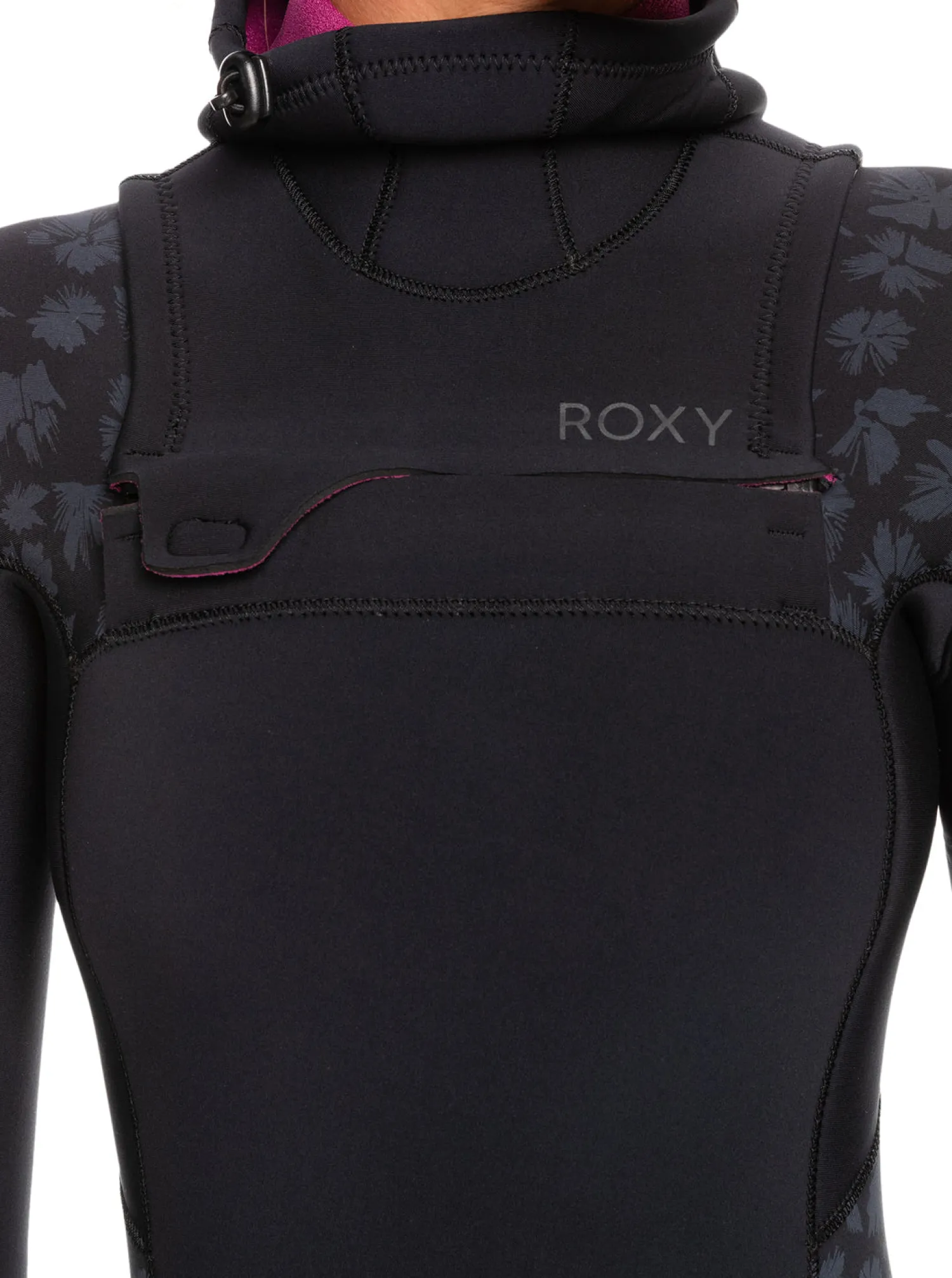 mm_swell_series_hooded_ch_6.webp Roxy 5/4/3mm Swell Series Hooded Chest Zip Wetsuit | Wetsuits