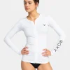 Roxy New Essentials Long Sleeve Zip-Up Rashguard | Rashguards | Rashguards