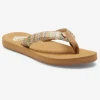 Roxy Porto Raffia II Sandals | Flip Flops