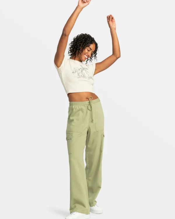 Roxy Precious Cargo Twill High Waisted Pants | Pants & Jeans