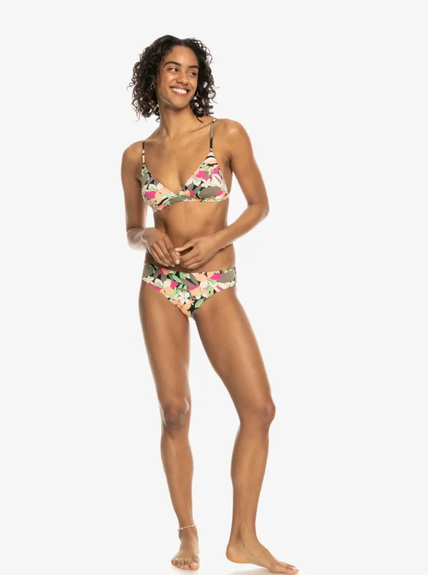 Roxy Printed Beach Classics Fixed Triangle Bikini Top | Bikini Tops | Bikinis