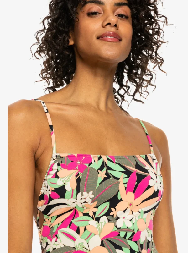 Roxy Printed Beach Classics Lace Up One-Piece Swimsuit | One Pieces
