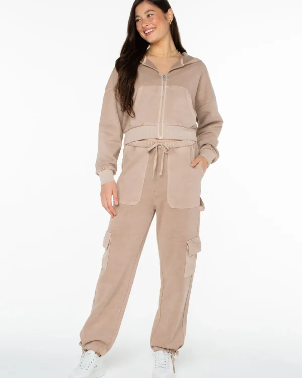 Roxy Sahara Vibes Hooded Zip Up Fleece Jacket | Fleece & Hoodies