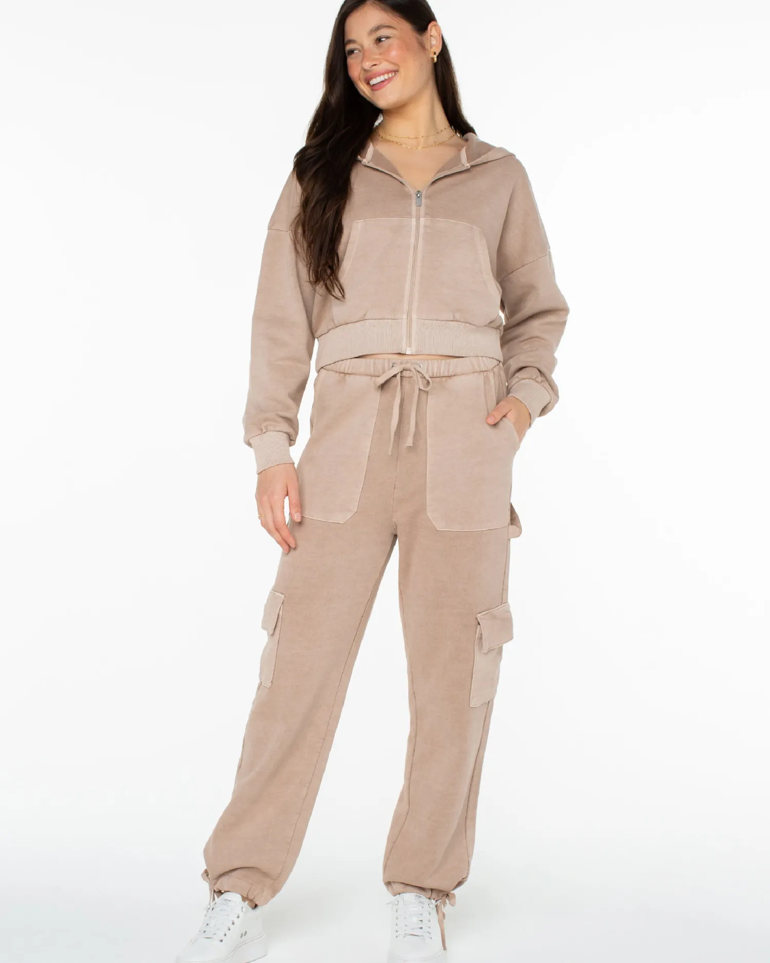 sahara_vibes_hooded_zip_u_2.webp Roxy Sahara Vibes Hooded Zip Up Fleece Jacket | Fleece & Hoodies