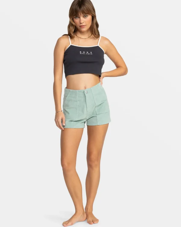 Roxy Sessions High Waist Corduroy Shorts | Shorts
