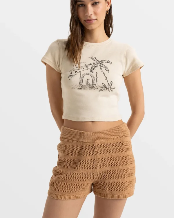 Roxy Spicy Vibes Elastic Waist Shorts | Shorts