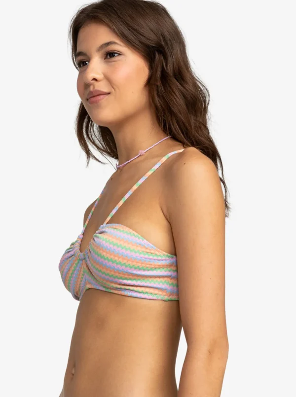 Roxy Wavy Stripe Fashion Bralette Bikini Top | Bikini Tops