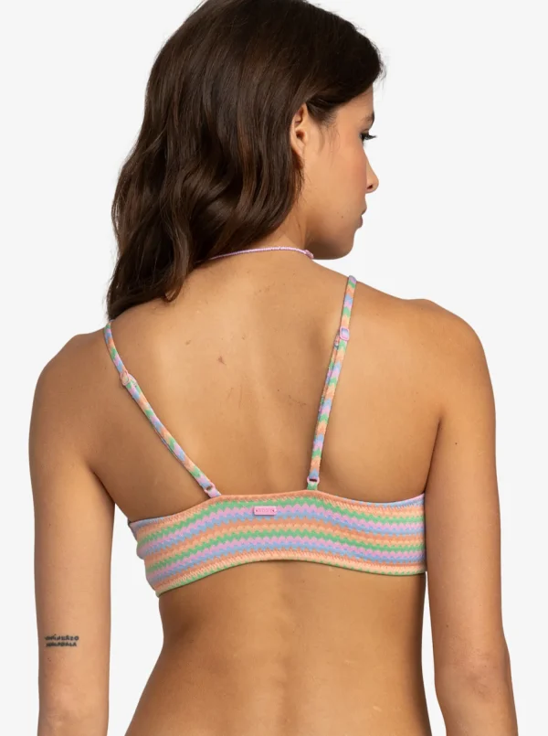 Roxy Wavy Stripe Fashion Bralette Bikini Top | Bikini Tops