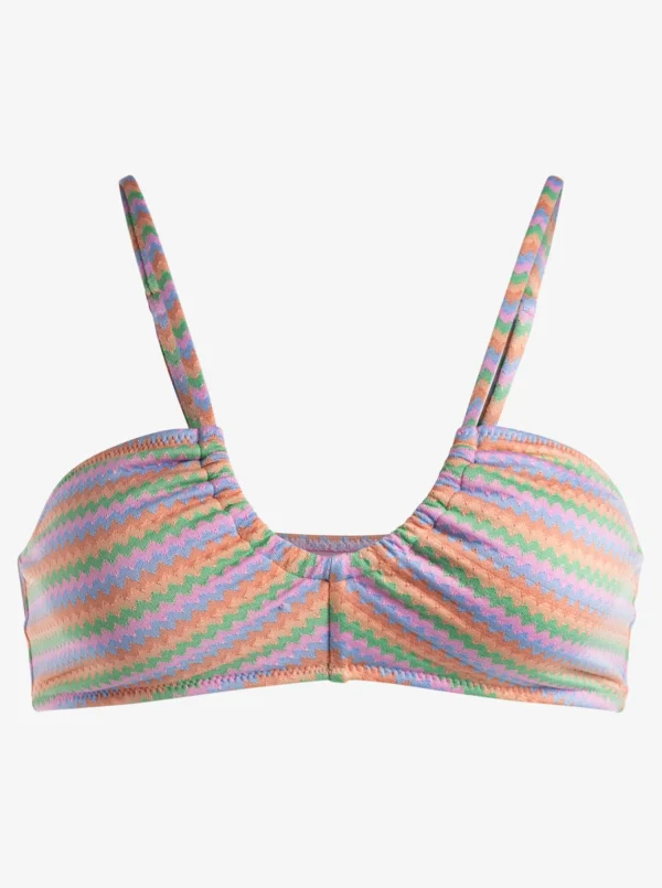 Roxy Wavy Stripe Fashion Bralette Bikini Top | Bikini Tops