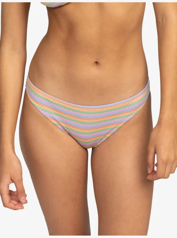 Roxy Wavy Stripe Moderate Bikini Bottom | Bikini Bottoms