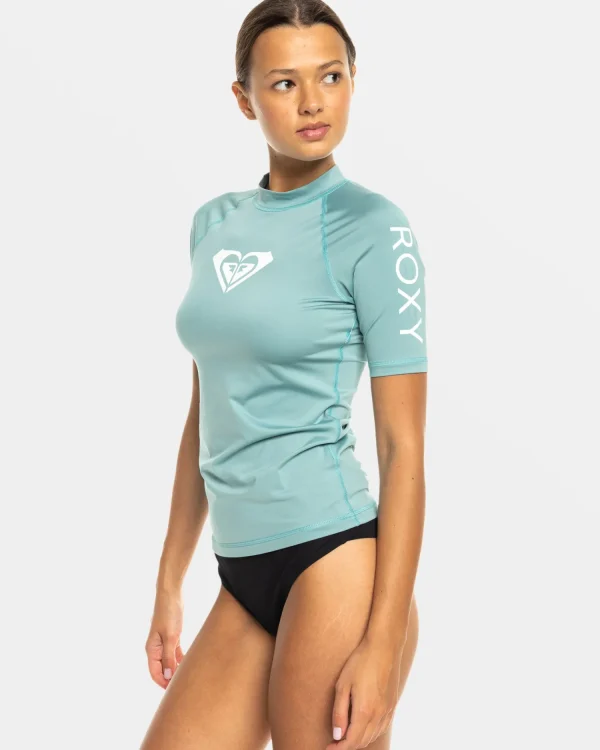 Roxy Whole Hearted Short Sleeve Upf 50 Rashguard | Rashguards | Rashguards