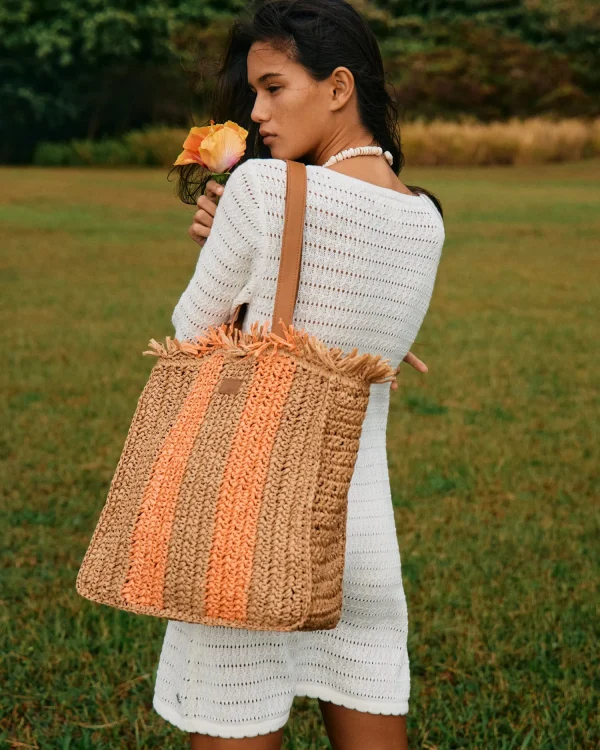 Roxy Wide Eyed Palms Woven Beach Bag | Handbags