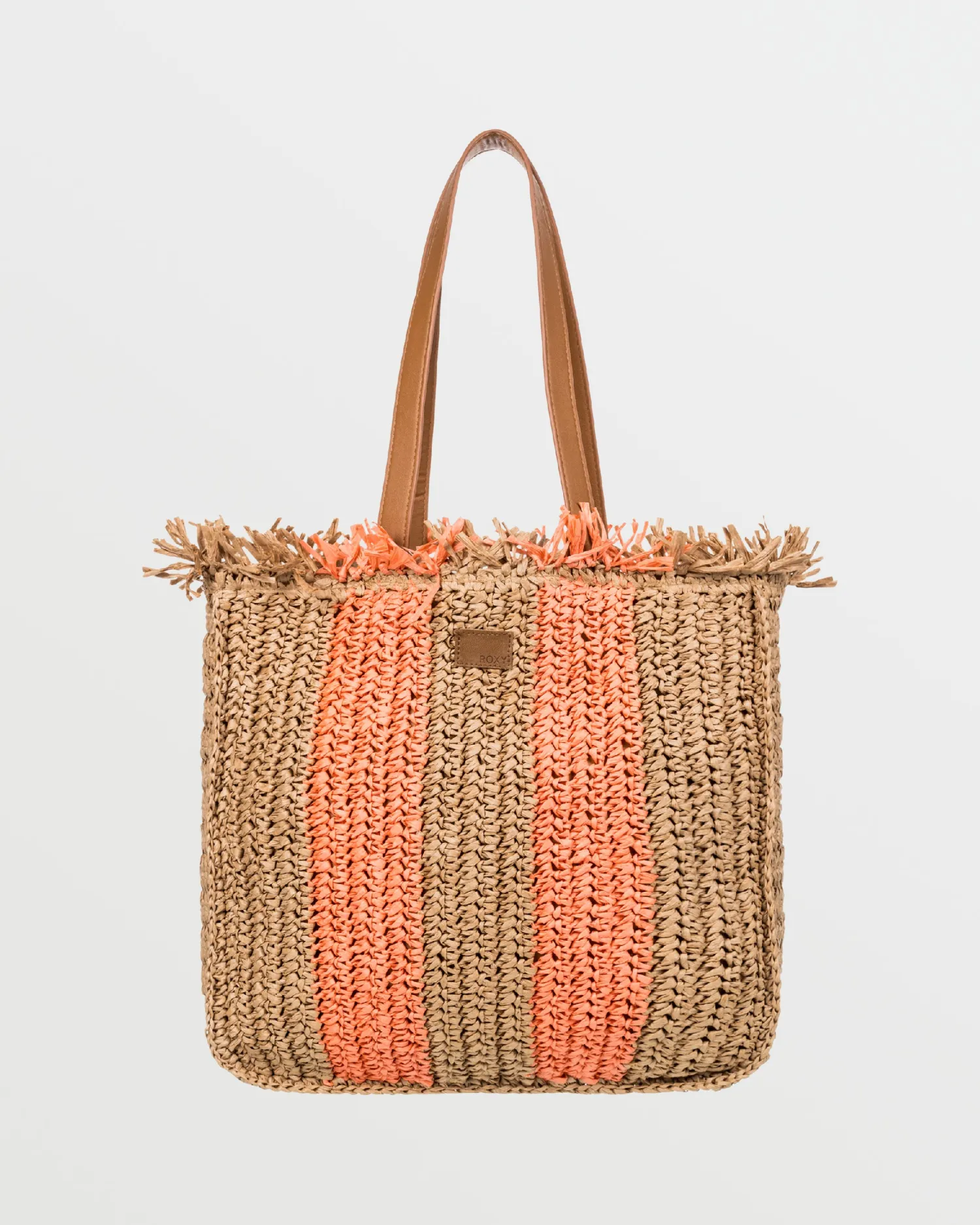 wide_eyed_palms_woven_bea_6.webp Roxy Wide Eyed Palms Woven Beach Bag | Handbags