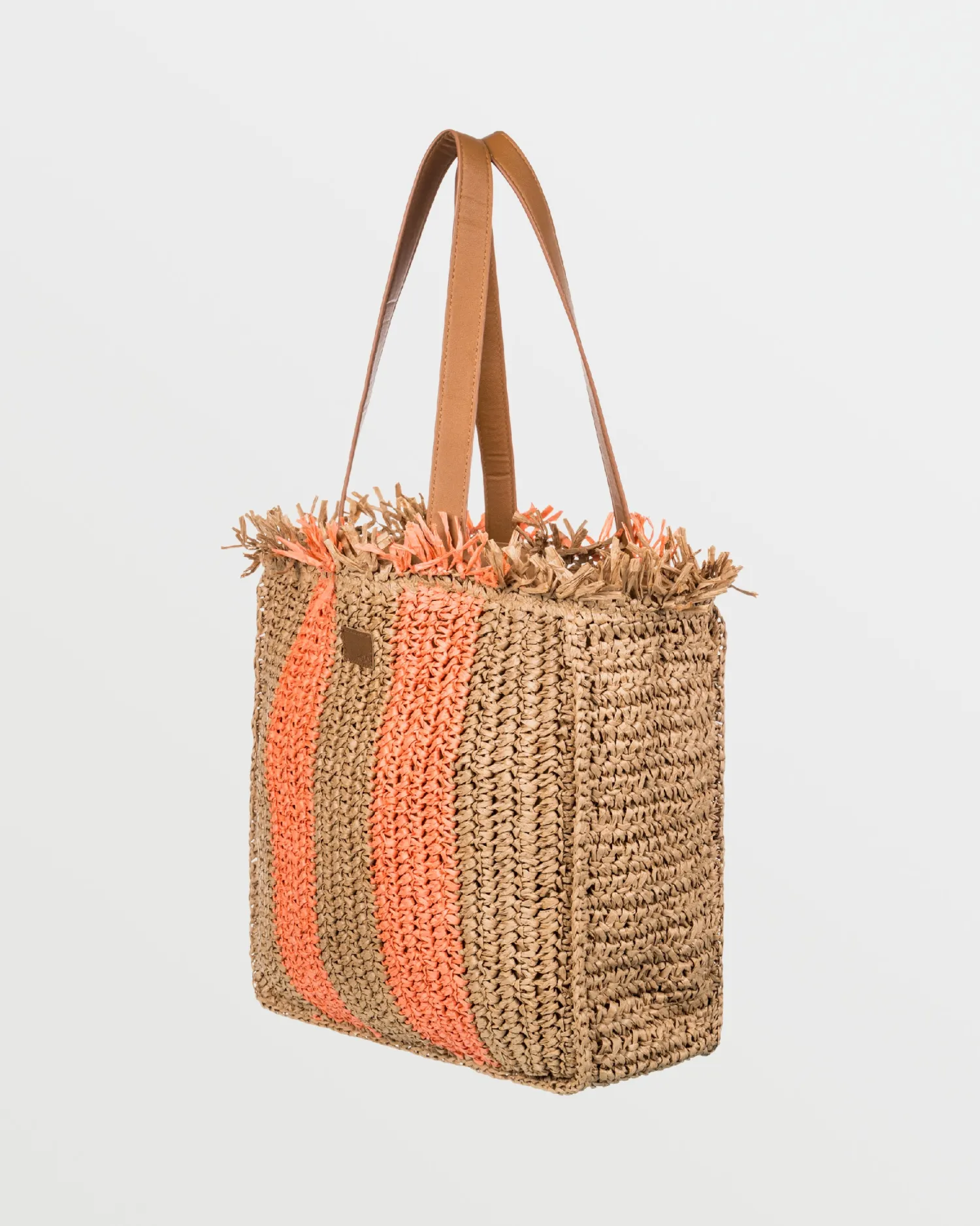 wide_eyed_palms_woven_bea_8.webp Roxy Wide Eyed Palms Woven Beach Bag | Handbags